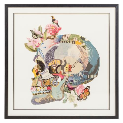  SIDE FACE OF A SKULL PANO 100X100 CM