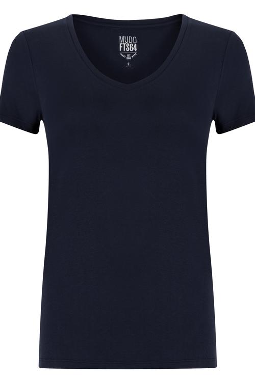  V YAKA BASIC KISA KOLLU T-SHIRT