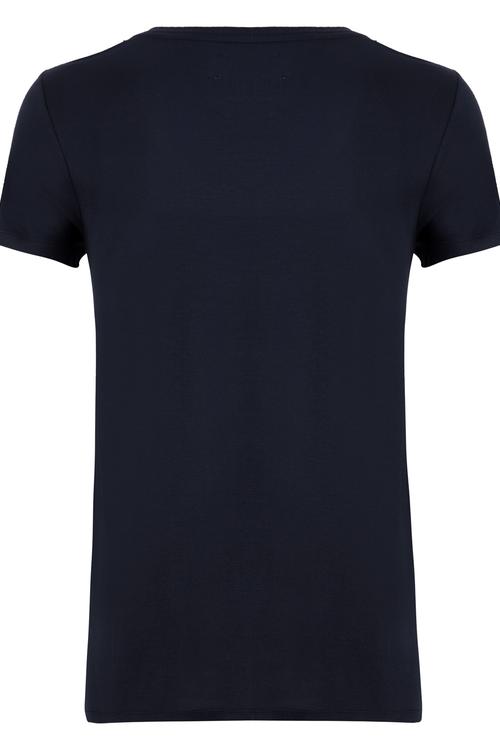  V YAKA BASIC KISA KOLLU T-SHIRT