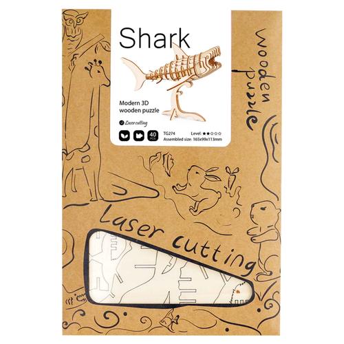  AHŞAP PUZZLE - KÖPEK BALIĞI