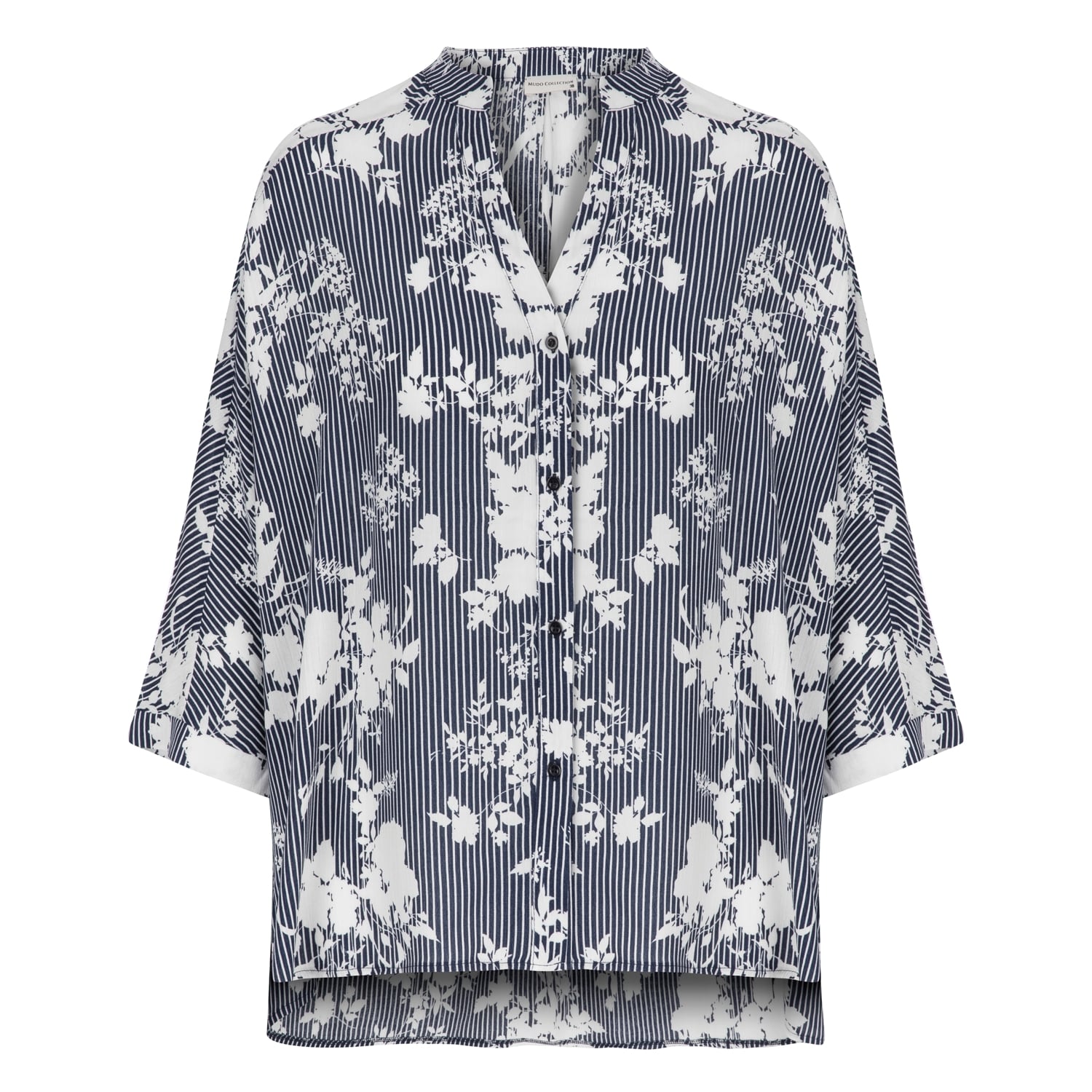 ÇİÇEKLİ BOL KESİM GÖMLEK