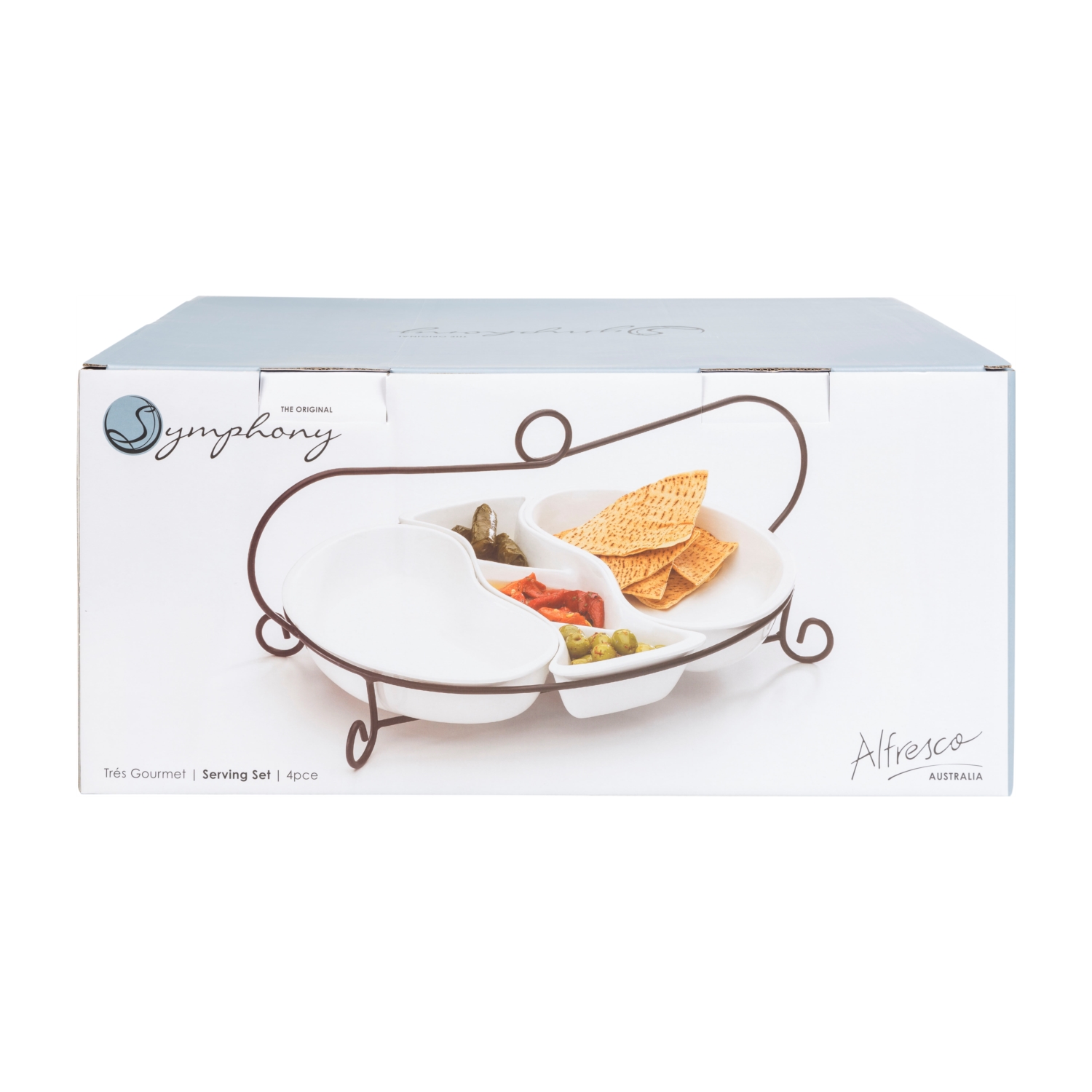 GURME OVAL SERVİS SET 53 x 37 x 24.5 cm