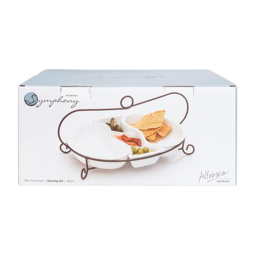  GURME OVAL SERVİS SET 53 x 37 x 24.5 cm