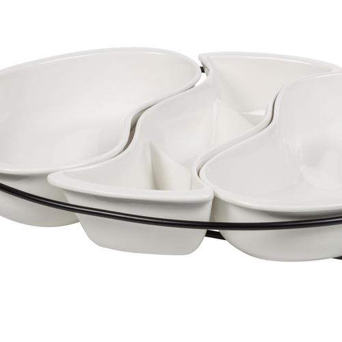  GURME OVAL SERVİS SET 53 x 37 x 24.5 cm