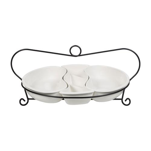  GURME OVAL SERVİS SET 53 x 37 x 24.5 cm