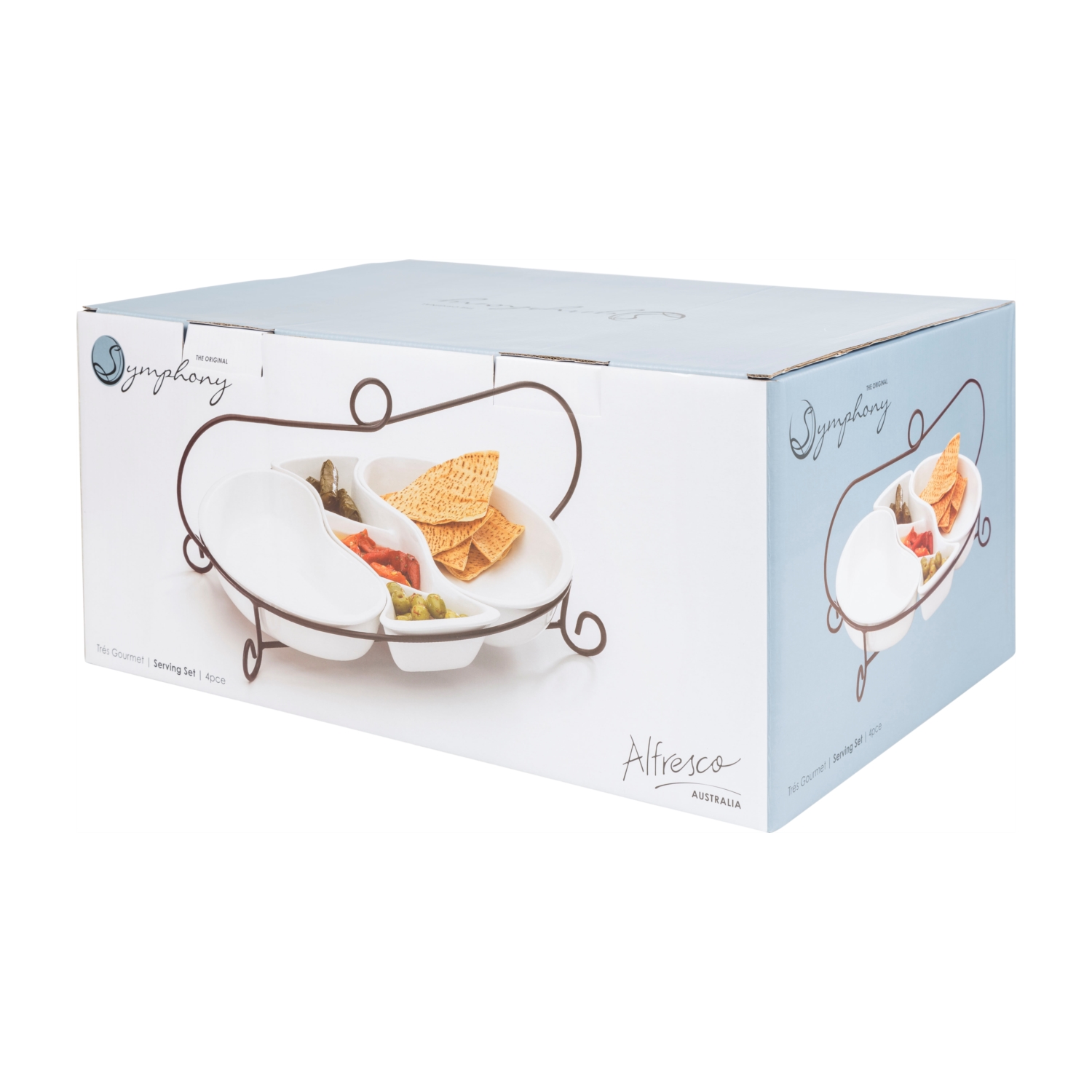 GURME OVAL SERVİS SET 53 x 37 x 24.5 cm