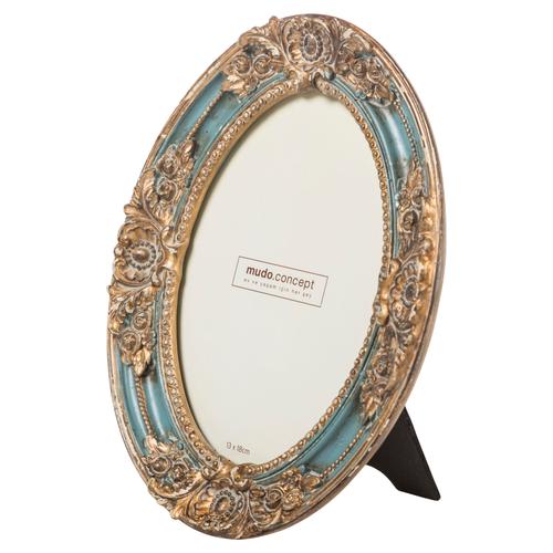  LOUIS GREEN ÇERÇEVE YUVARLAK 13X18CM