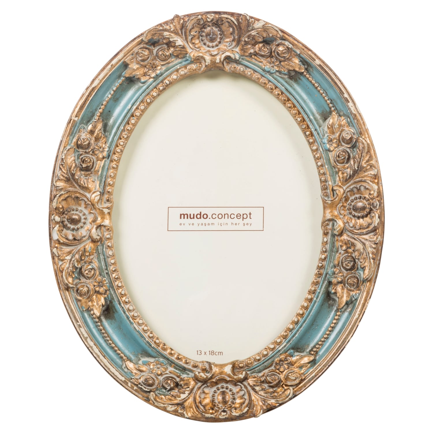 LOUIS GREEN ÇERÇEVE YUVARLAK 13X18CM