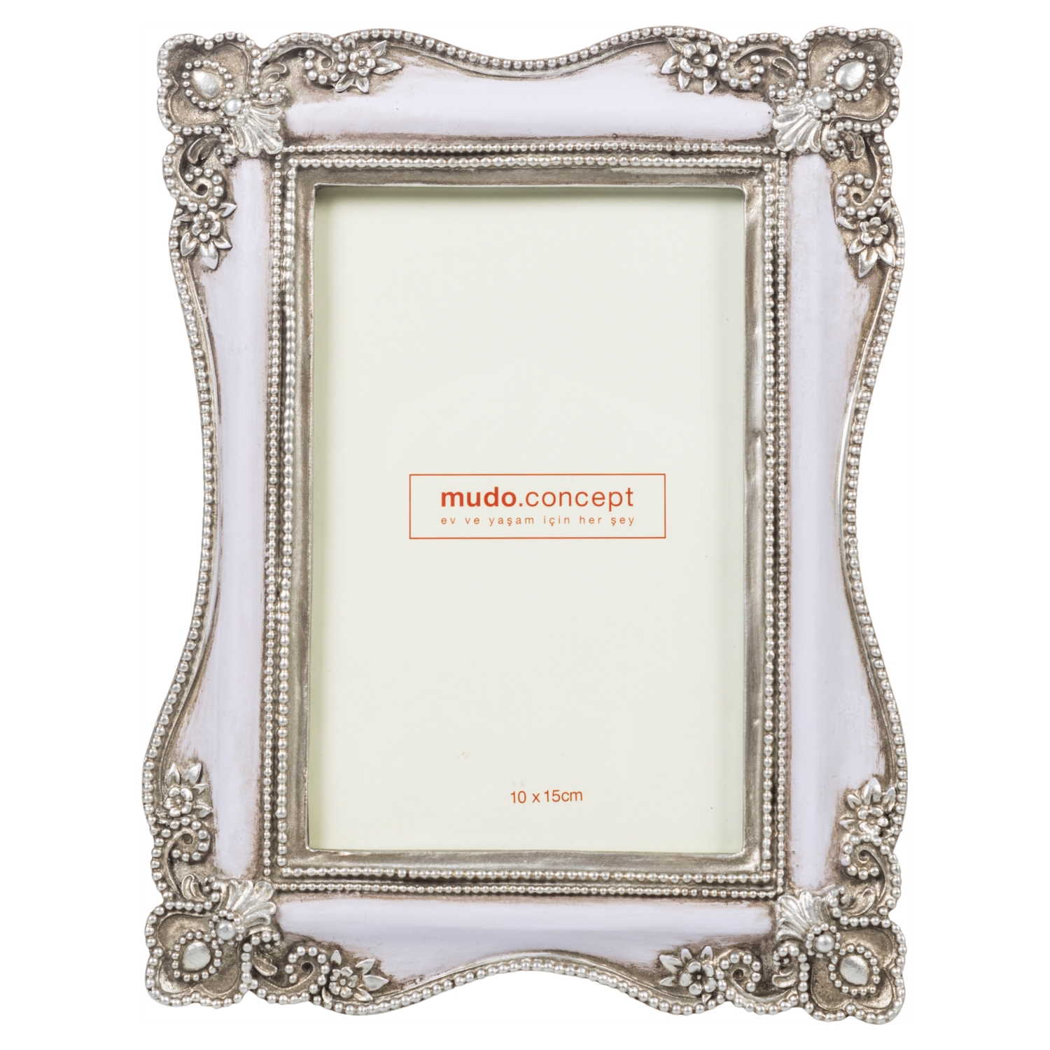 SILVER LEAFED ÇERÇEVE 10X15CM