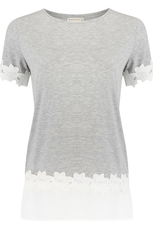  GÜPÜR DETAYLI T-SHIRT