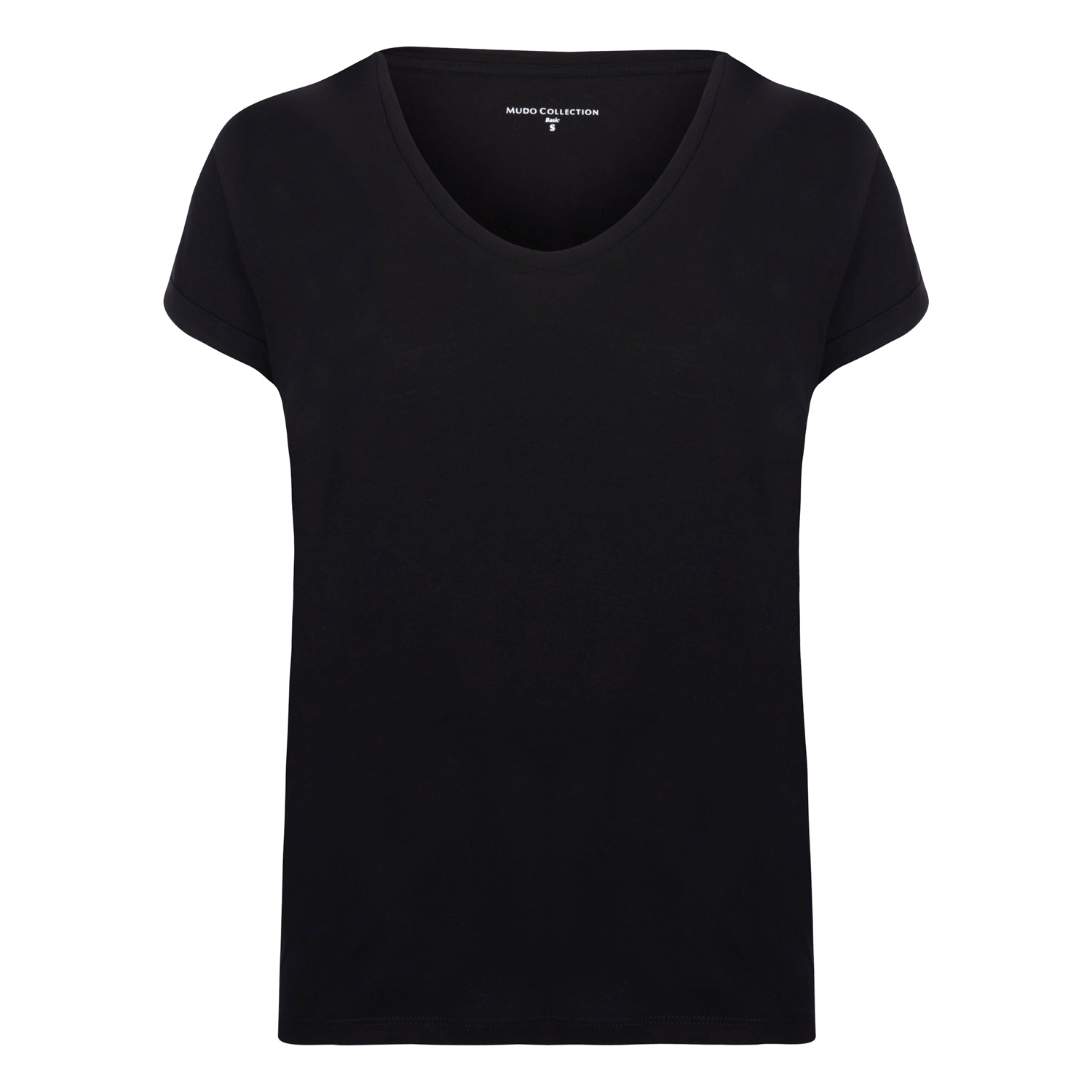 V YAKA KISA KOLLU T-SHIRT