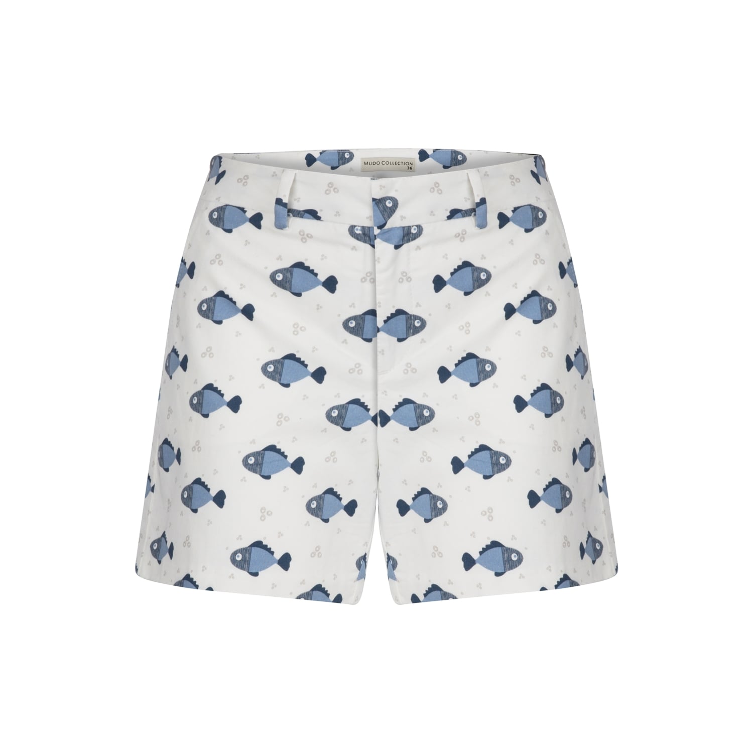 BALIK DESENLİ KISA ŞORT