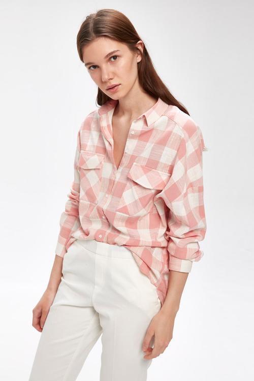  KARELİ ÇİFT CEPLİ GÖMLEK