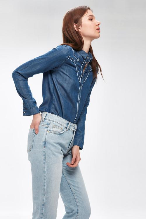  NAKIŞLI KOT GÖMLEK