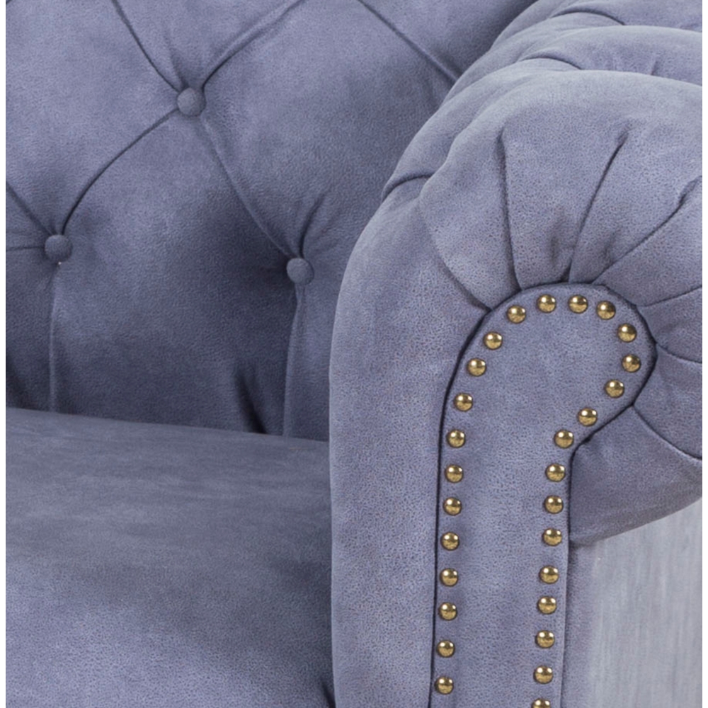 LUNA MAVİ CHESTER KOLTUK