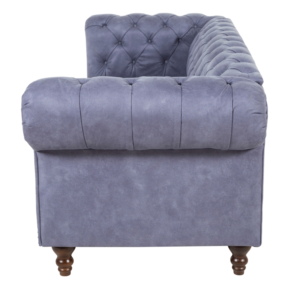 LUNA MAVİ CHESTER KOLTUK