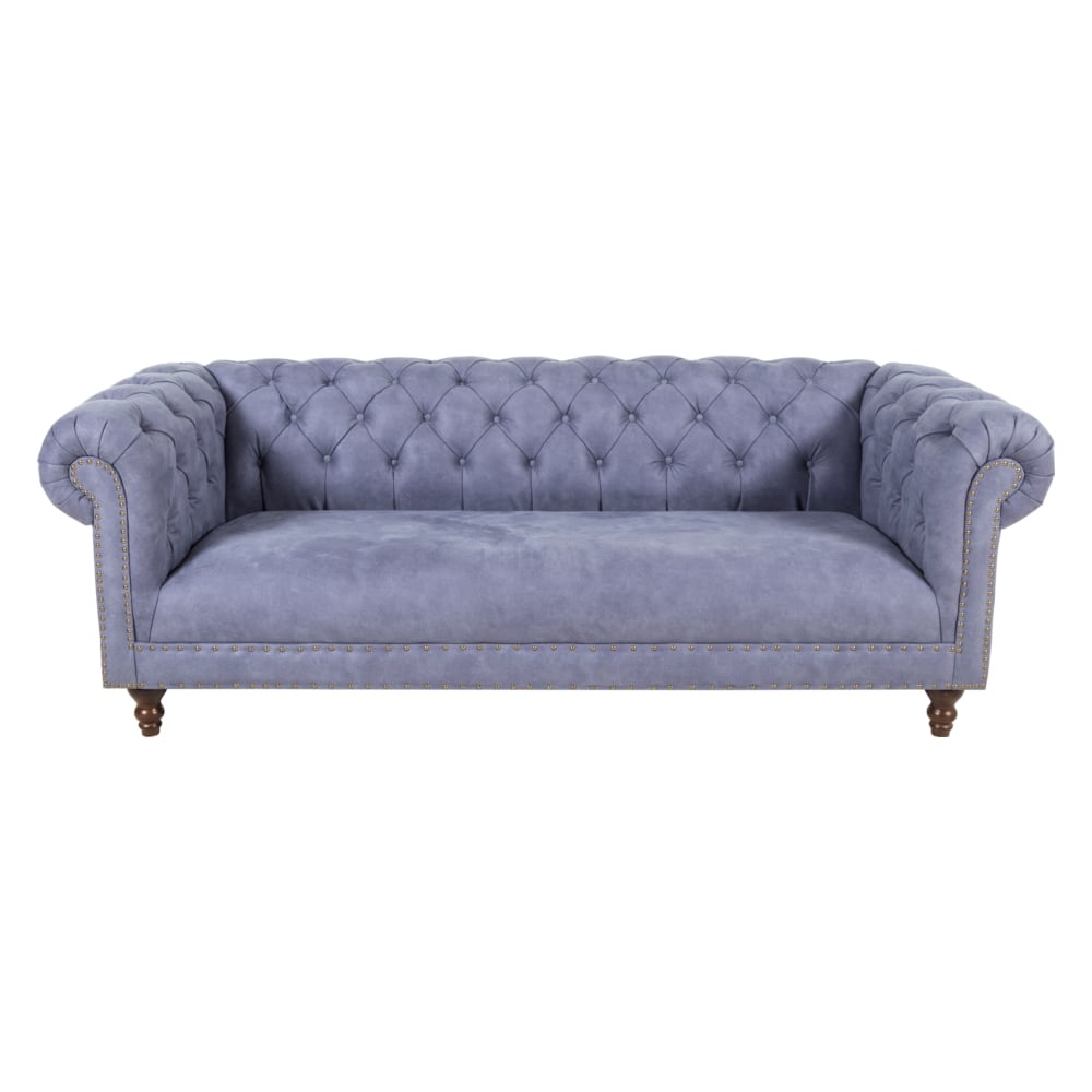 LUNA MAVİ CHESTER KOLTUK