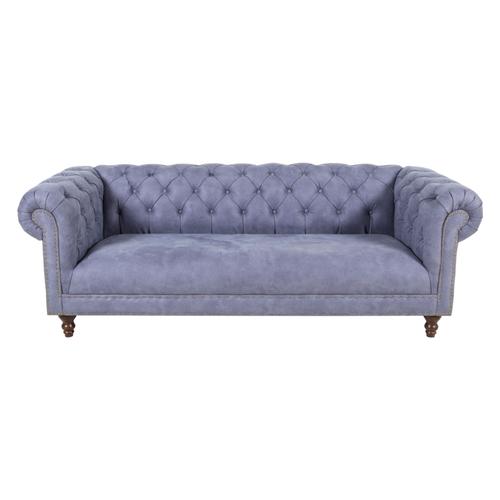  LUNA MAVİ CHESTER KOLTUK