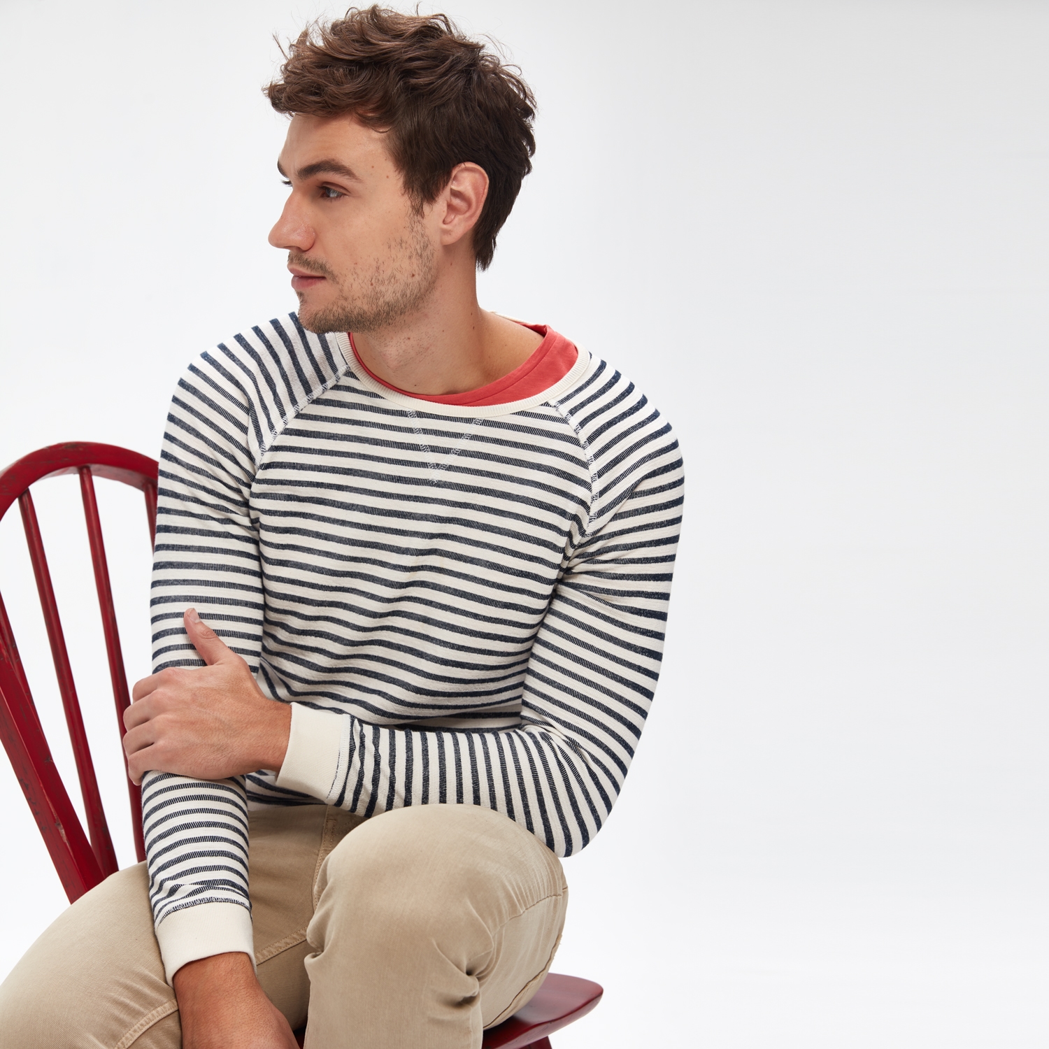 ÇİZGİLİ UZUN KOLLU T-SHIRT