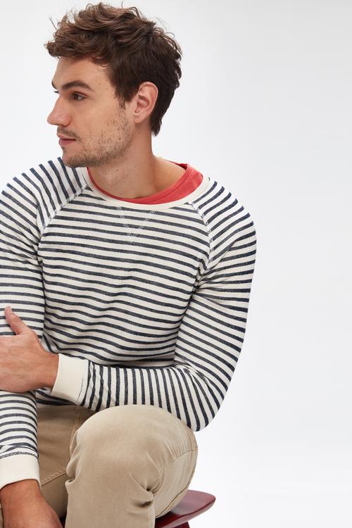  ÇİZGİLİ UZUN KOLLU T-SHIRT
