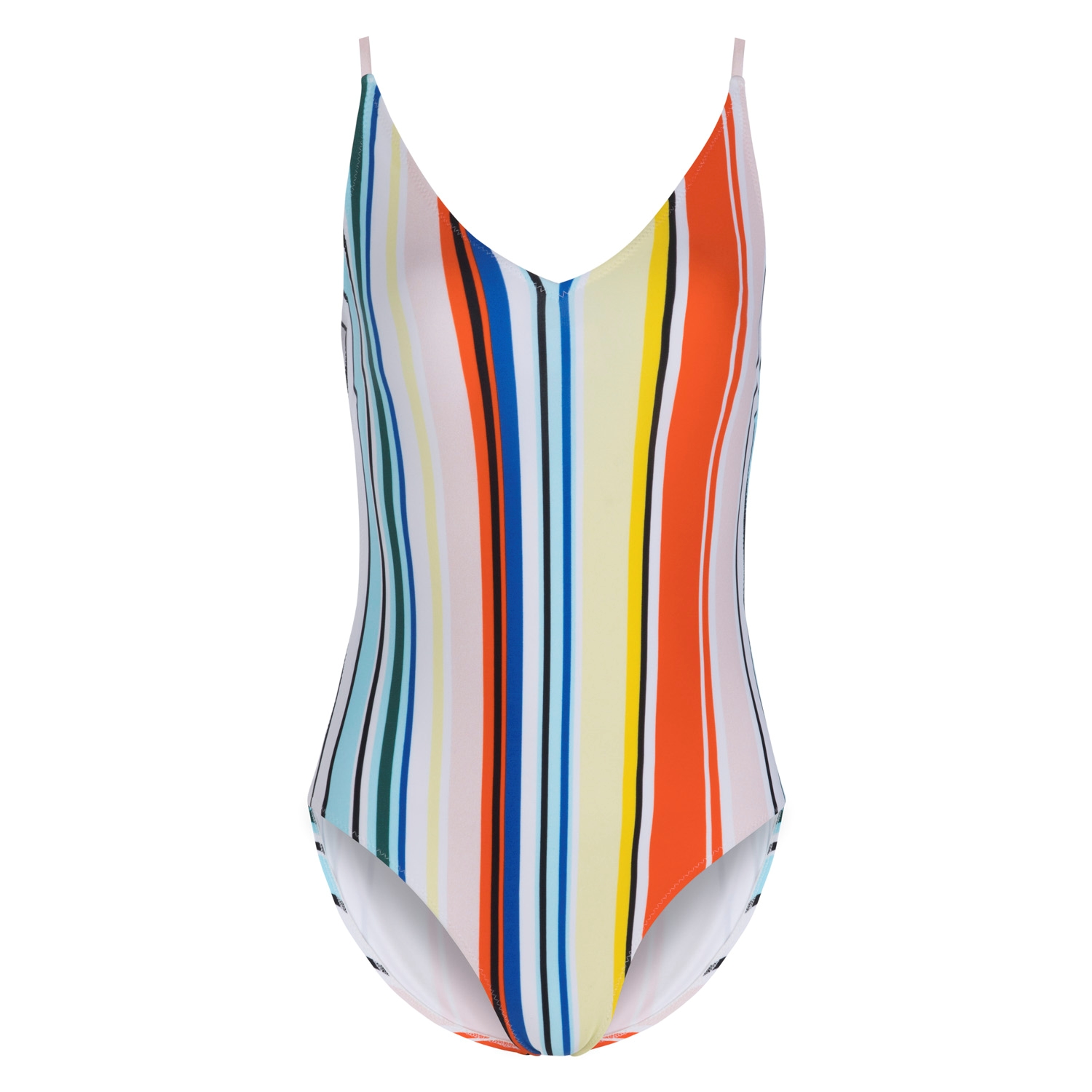 ÇİZGİLİ İP DETAYLI MAYO