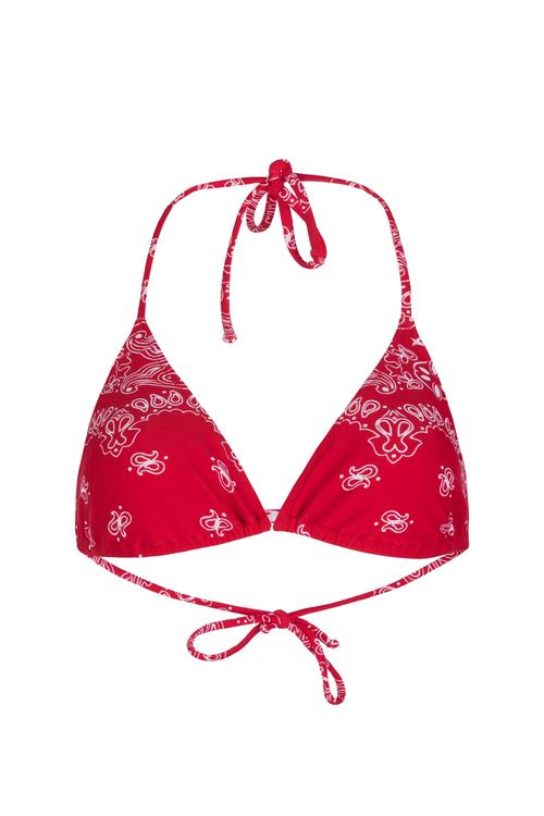  DESENLİ ÜÇGEN BİKİNİ ÜSTÜ