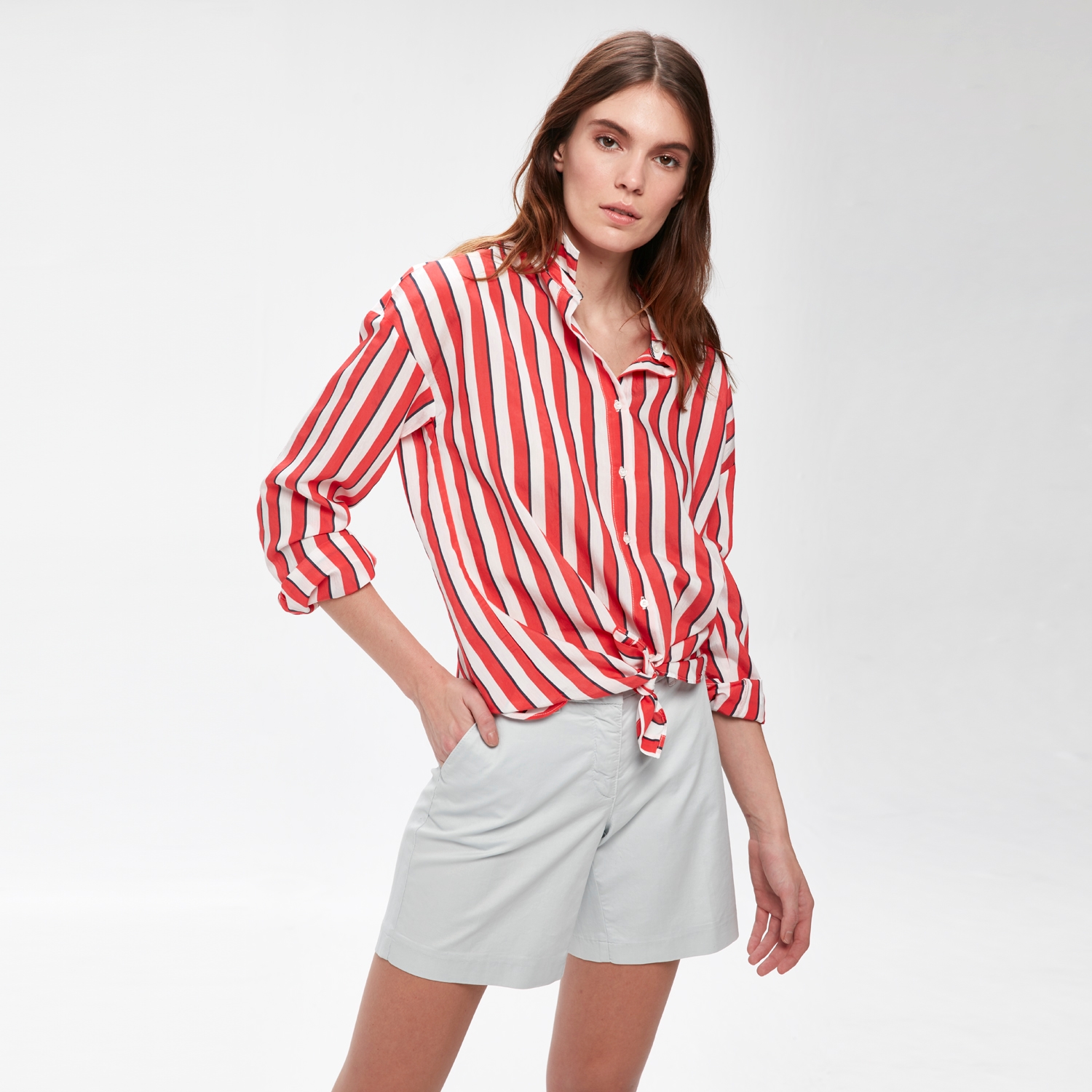 ÇİZGİLİ CASUAL GÖMLEK