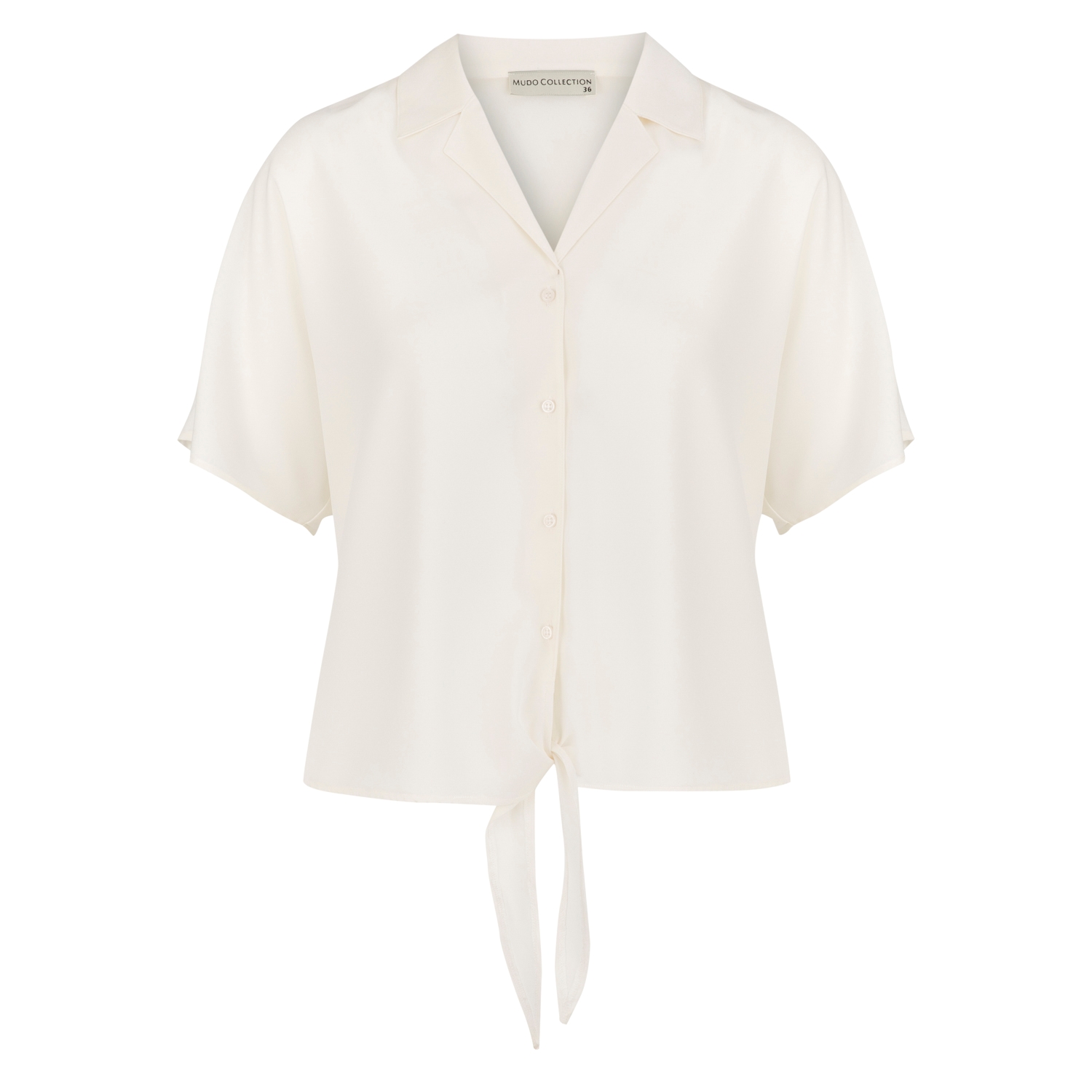 KISA KOLLU BELDEN BAĞLAMALI CASUAL BLUZ