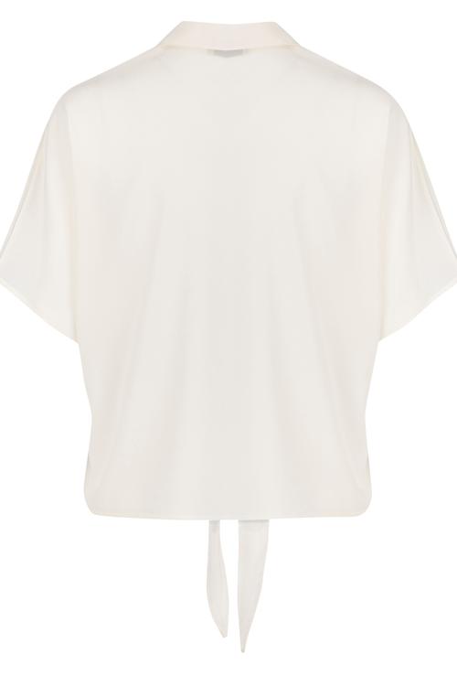  KISA KOLLU BELDEN BAĞLAMALI CASUAL BLUZ