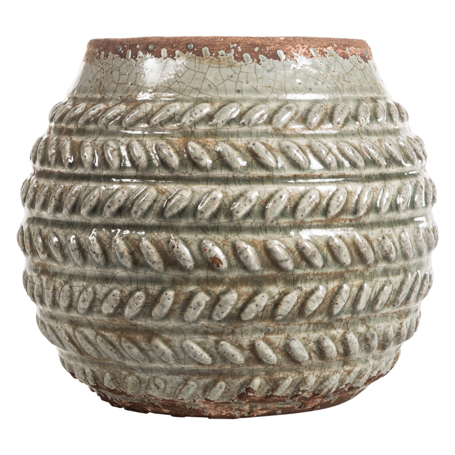 BURRY VAZO 22X19CM YEŞİL