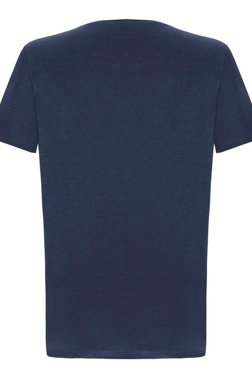  KISA KOLLU KETEN T-SHIRT