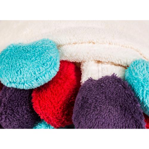  PONPONY RENKLİ BATTANİYE TEK KİŞİLİK130X160 CM