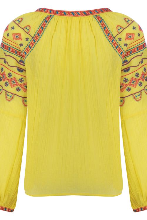  ETNİK DESENLİ BLUZ