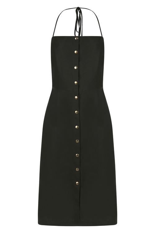  BOYUNDAN BAĞLAMALI ELBİSE