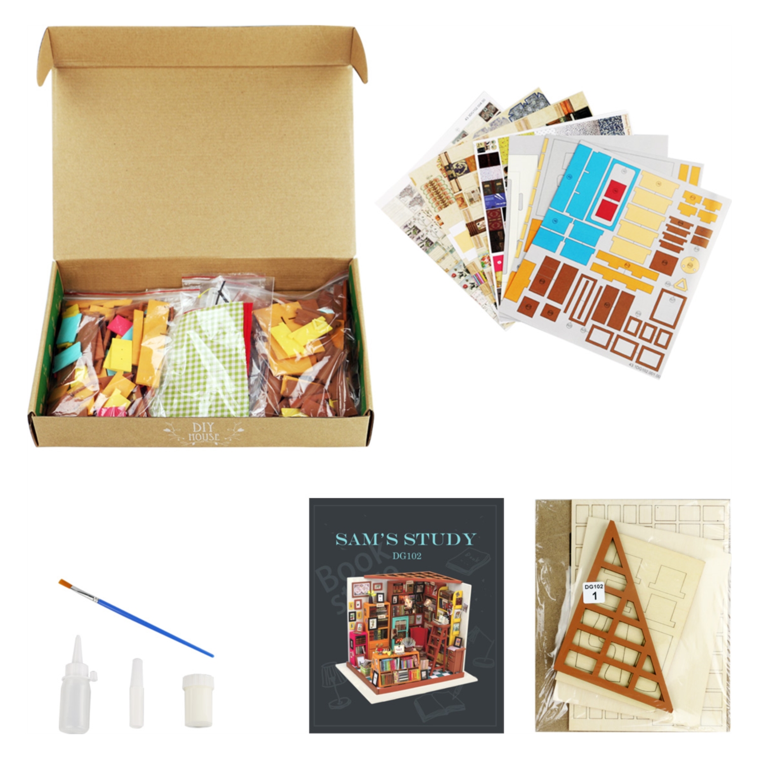 KÜTÜPHANE MİNYATÜR PUZZLE