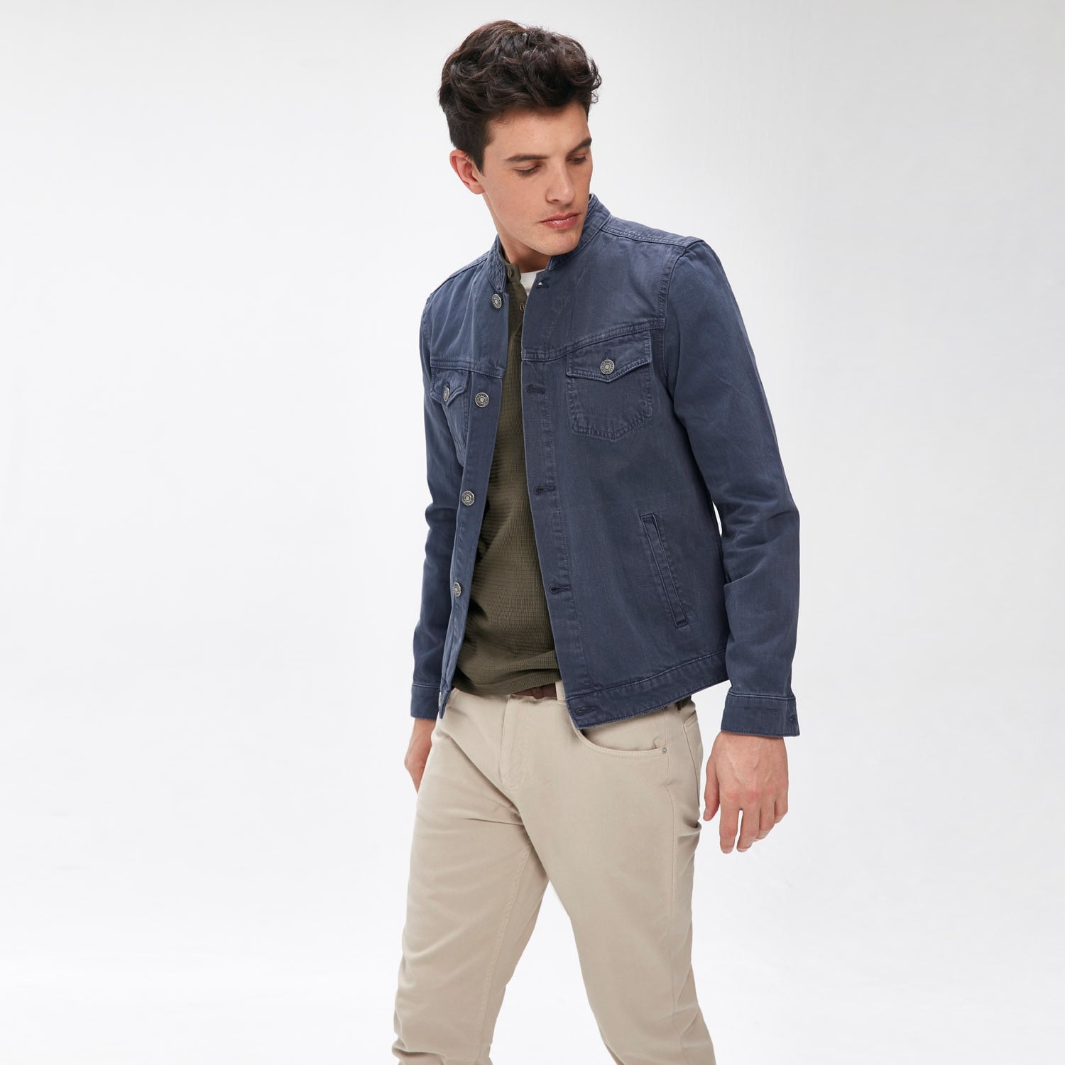 HAKİM YAKA CASUAL CEKET