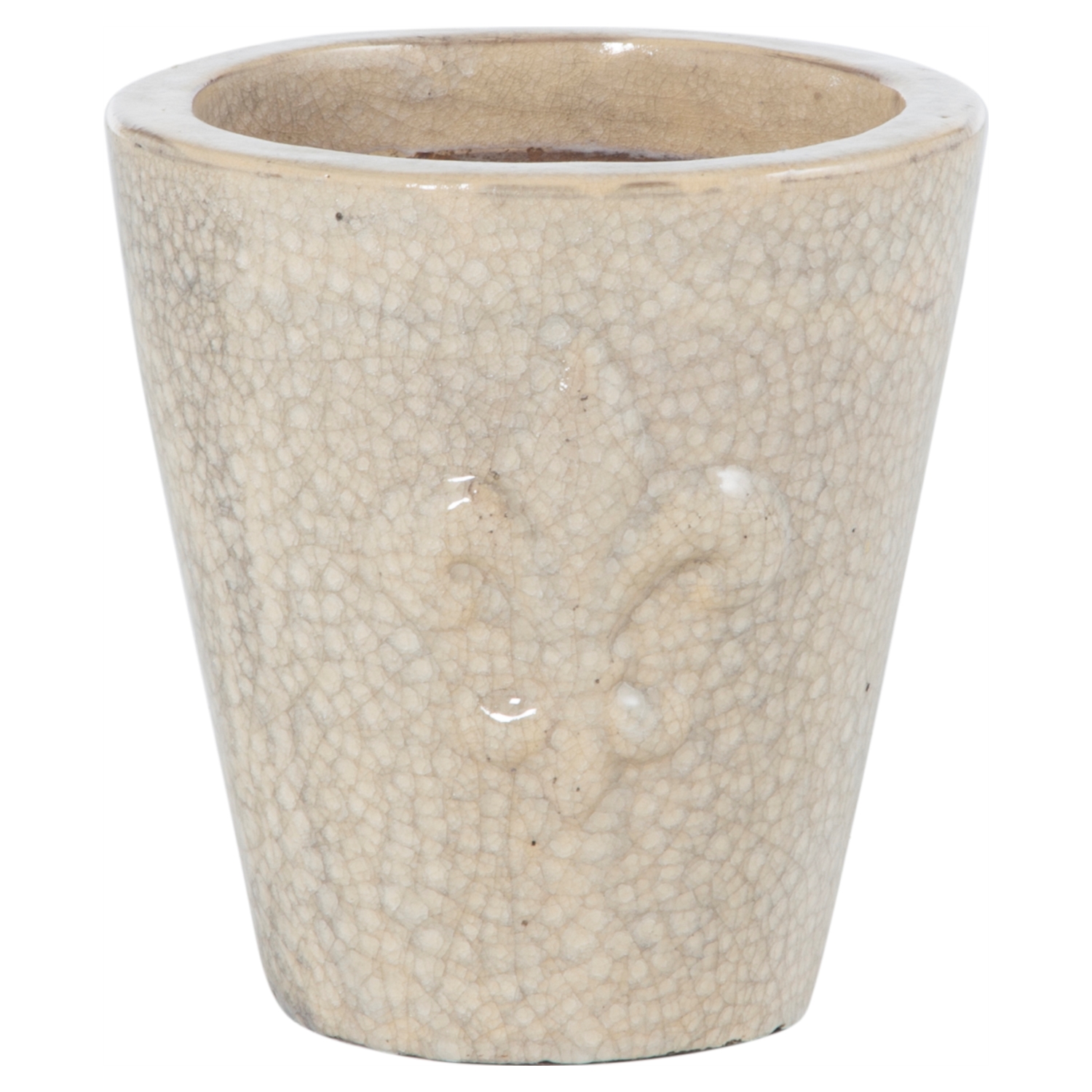 FLEUR SIRLI TOPRAK SAKSI KIRIK BEYAZ 30X32