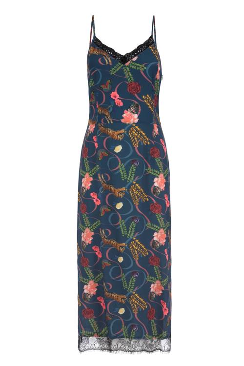  İP ASKILI V YAKA ELBİSE