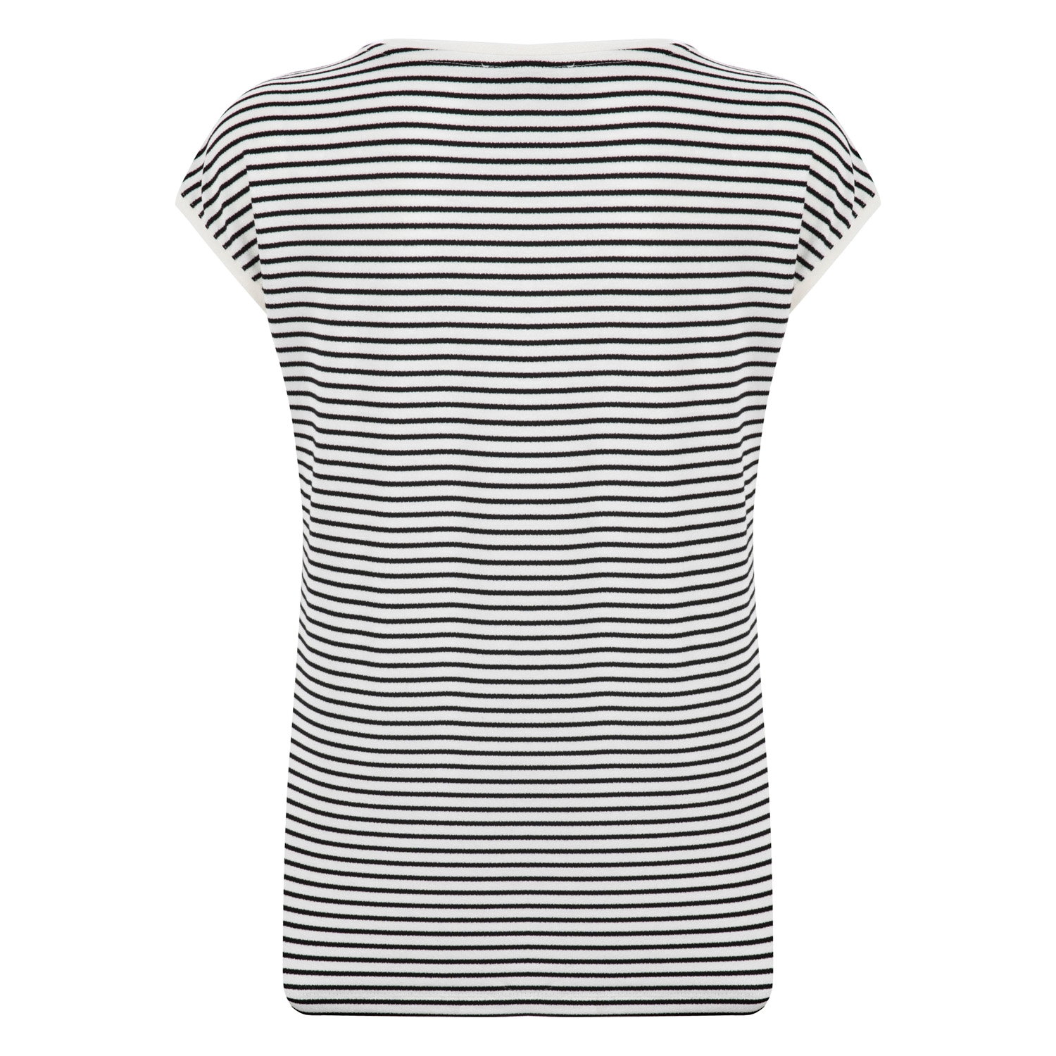 TRANSPARAN DETAYLI NAKIŞLI BİSİKLET YAKA T-SHIRT