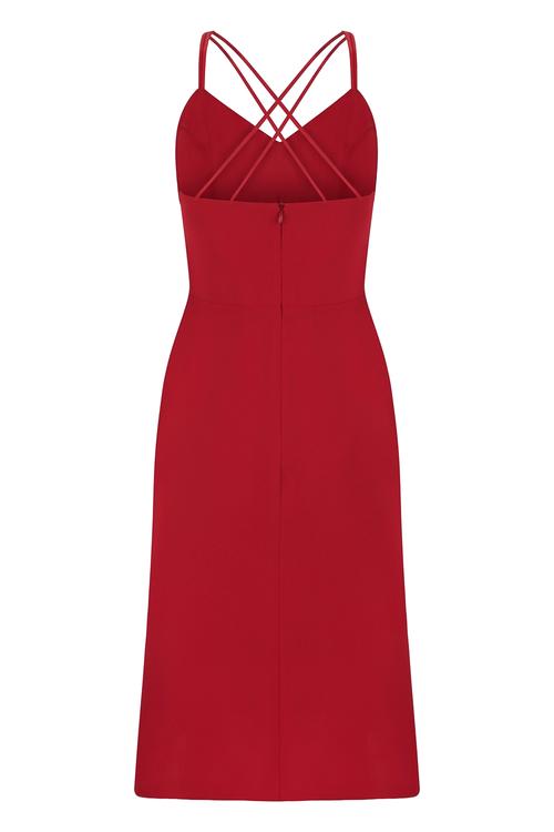  İP ASKILI DOKUMA ELBİSE