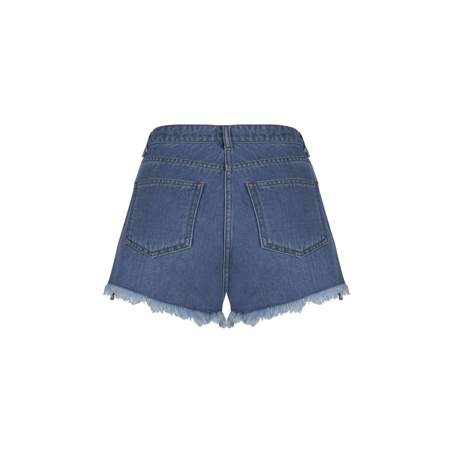 PAÇASI PÜSKÜLLÜ JEAN ŞORT