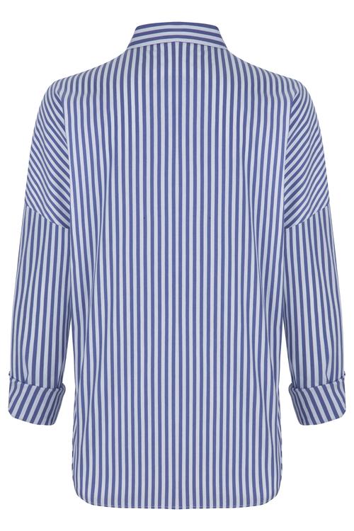  ÇİZGİLİ NAKIŞLI GÖMLEK