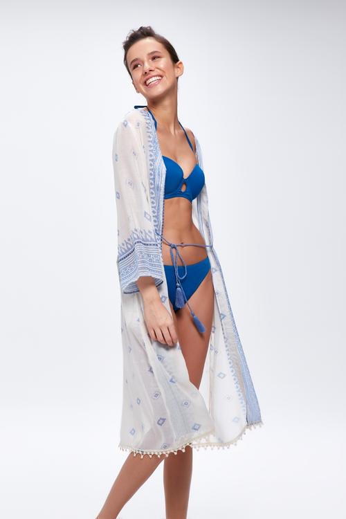  ETNİK DESENLİ KAFTAN