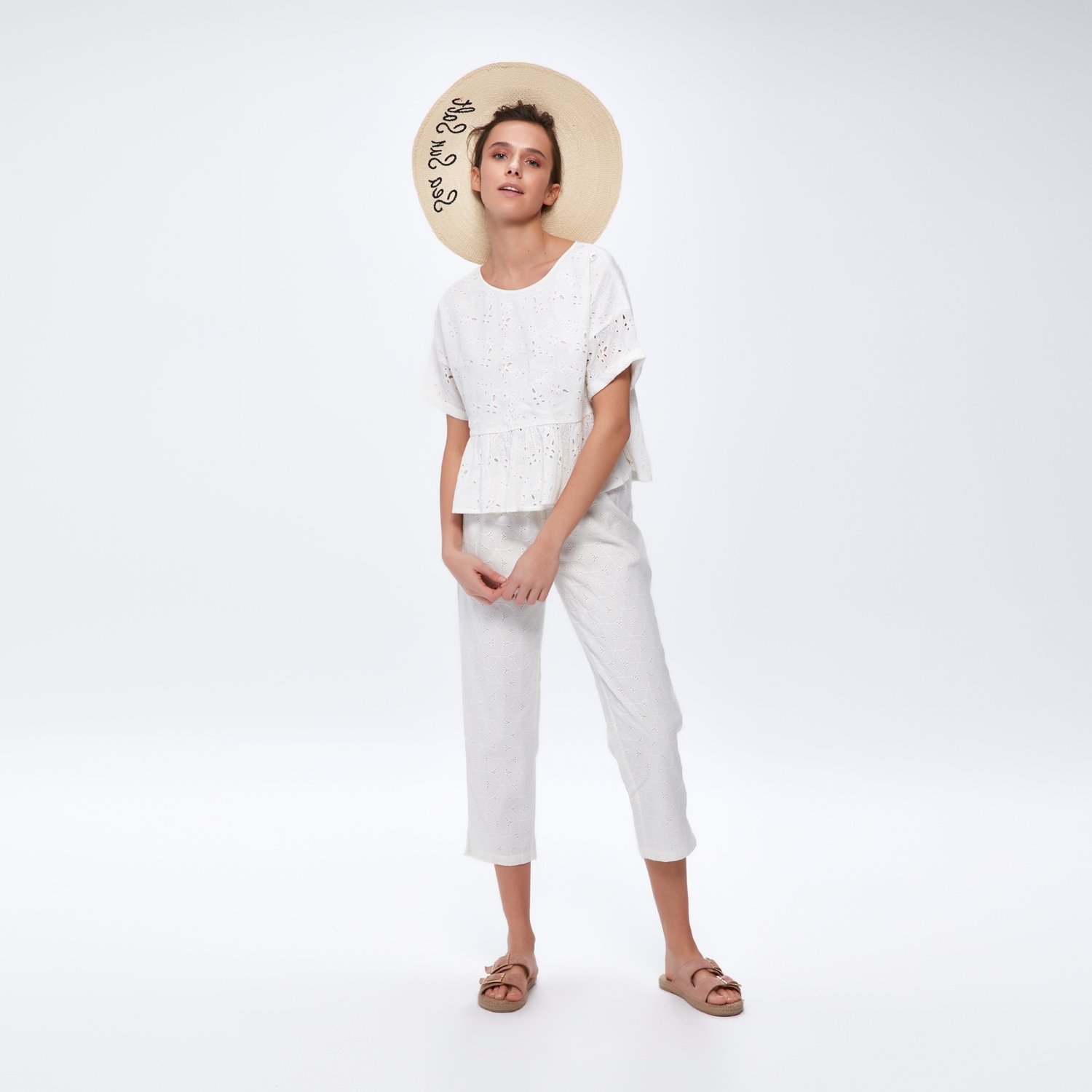 DOKUMA DESENLİ PANTOLON