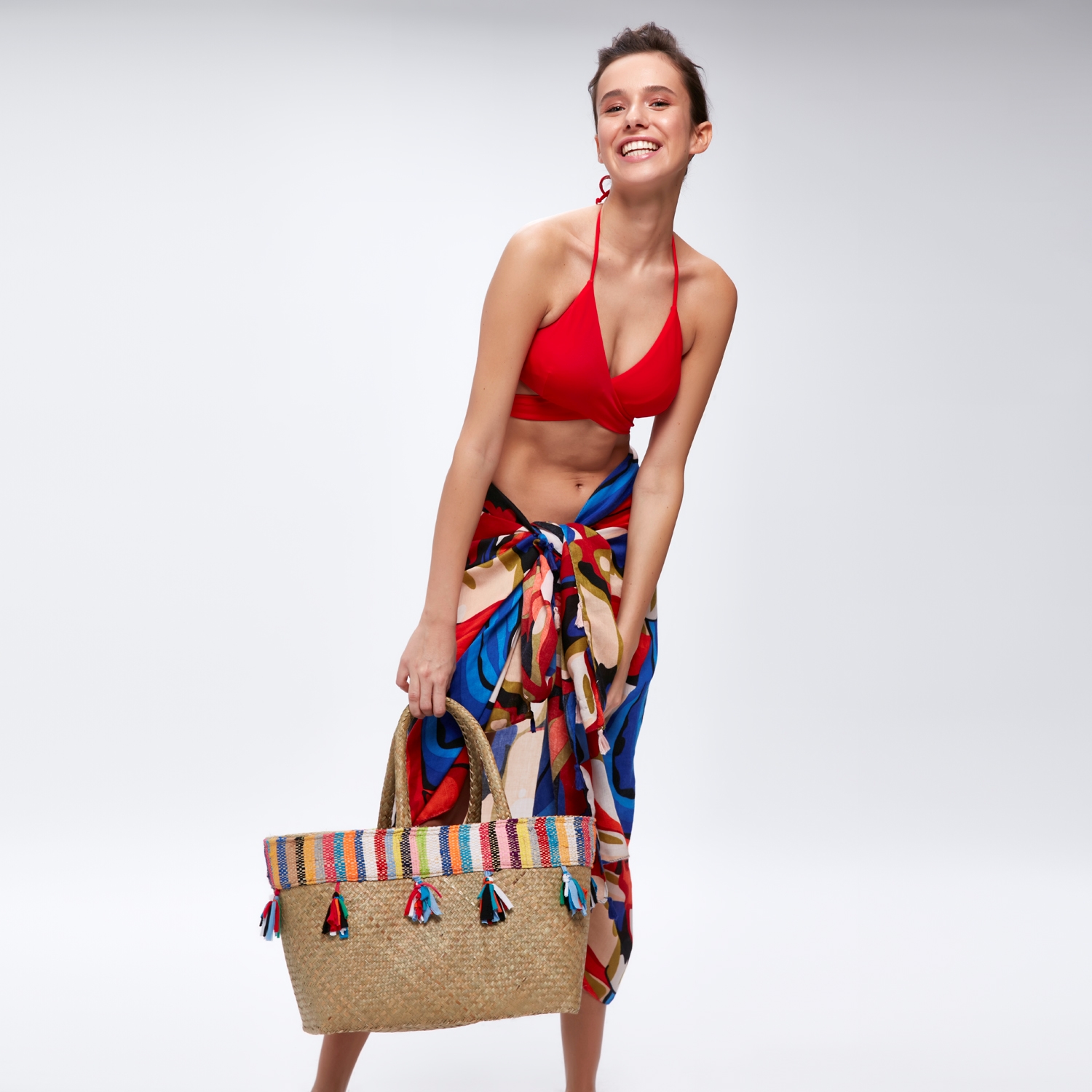 İP DETAYLI BİKİNİ ÜSTÜ