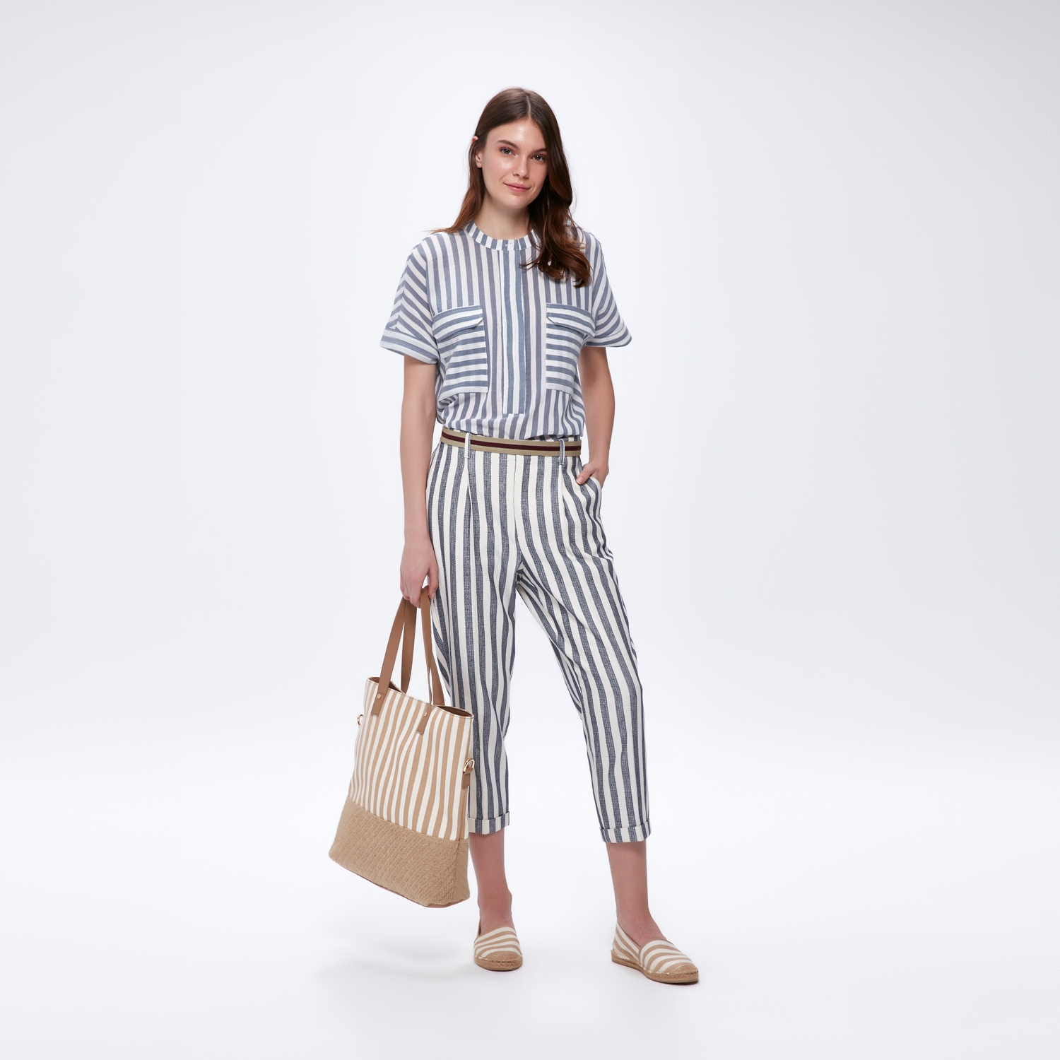 ÇİZGİLİ TUNİK GÖMLEK