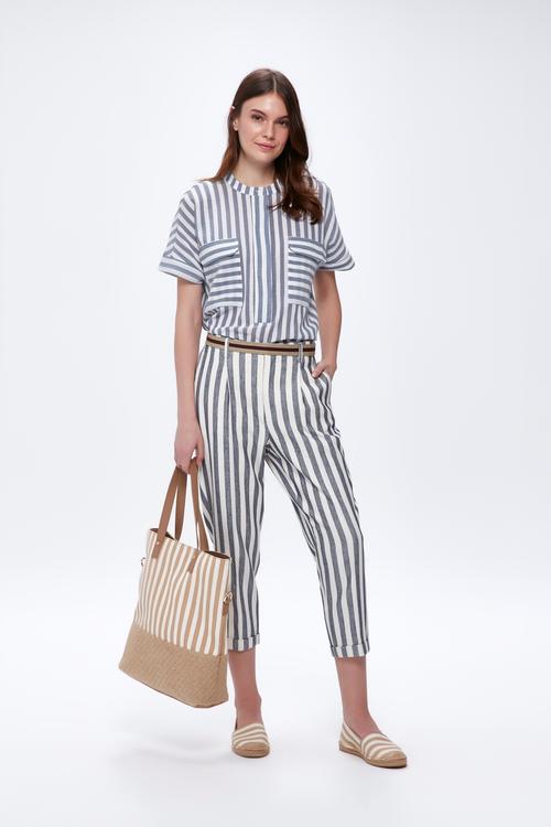  ÇİZGİLİ TUNİK GÖMLEK