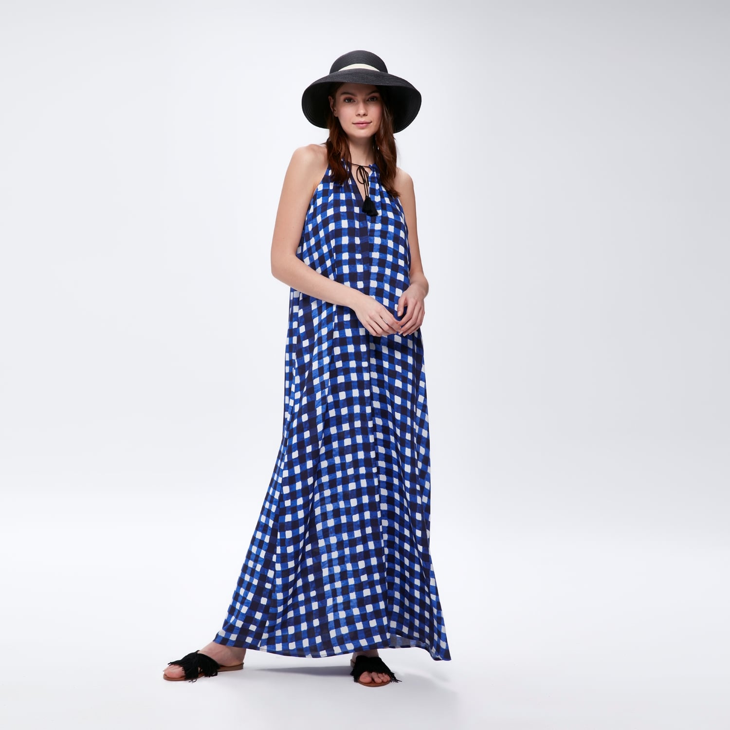 PÖTİKARE MAXİ ELBİSE