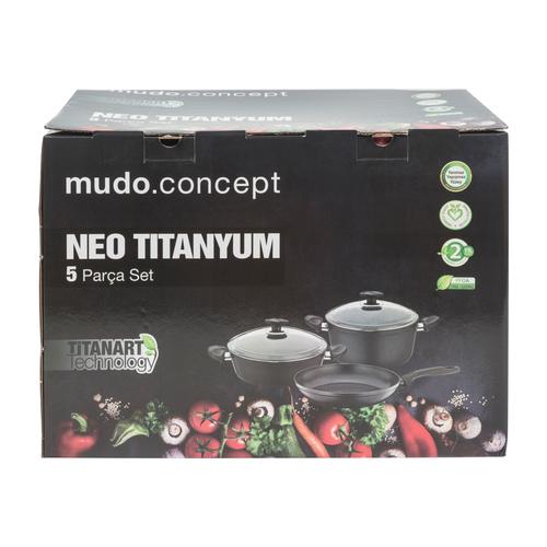  NEO TITANYUM 5 PARCA TENCERE SETI