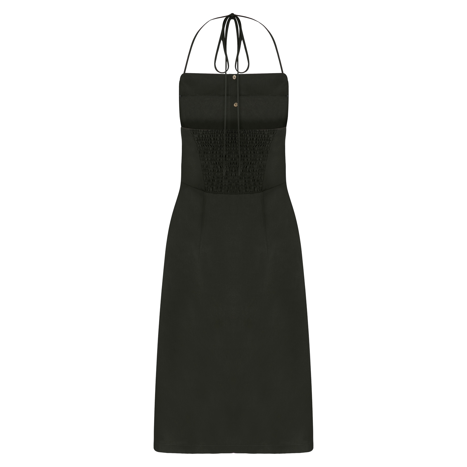 BOYUNDAN BAĞLAMALI ELBİSE